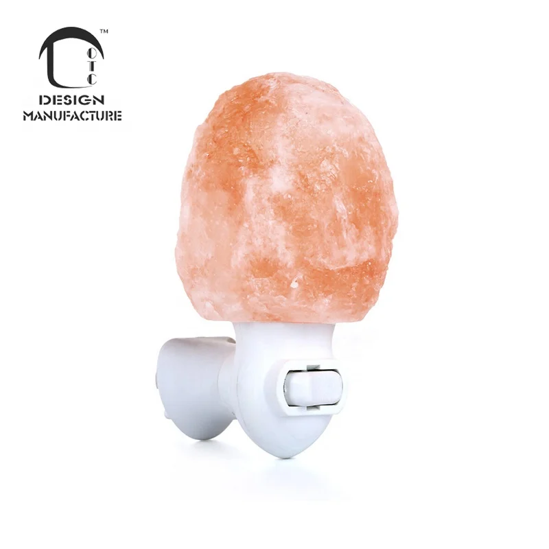 Company good quality home decor mini hand carved Himalayan crystals salt night light