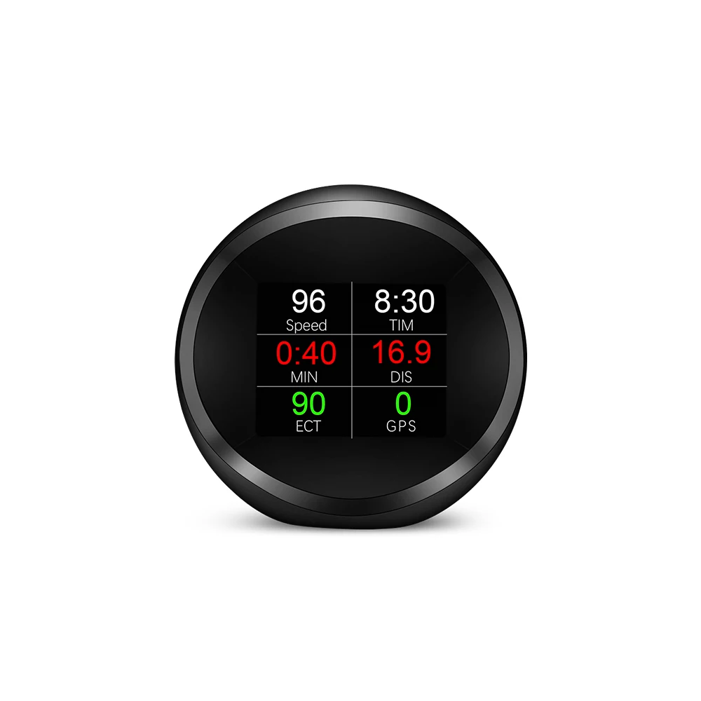 Двойная система автомобиля умный цифровой измеритель HUD P11 OBD2 автомобиль Head UP дисплей Поддержка GPS