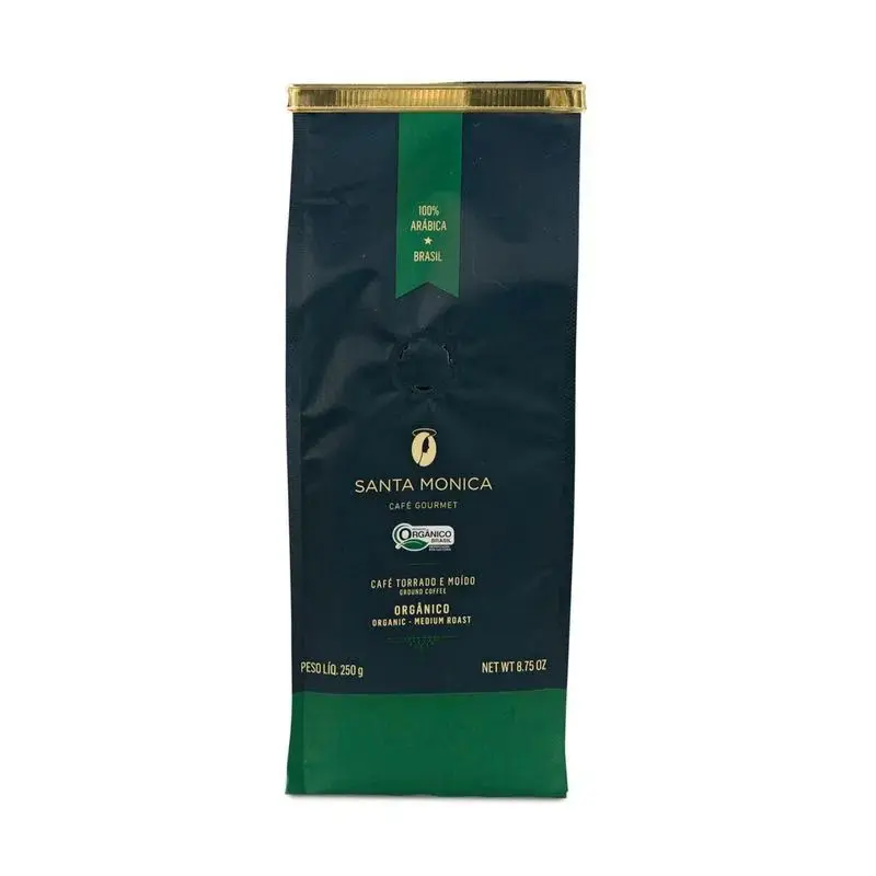 Ground Coffee Organic Special Selected 250g SANTA MONICA Gourmet Brazilian Coffee 100% arabica coffee