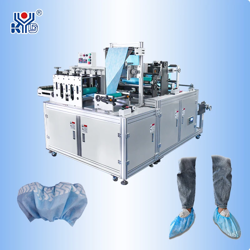 KYD New Automatic Shoe Cover Machine PP Non Woven Overshoe Making Machine