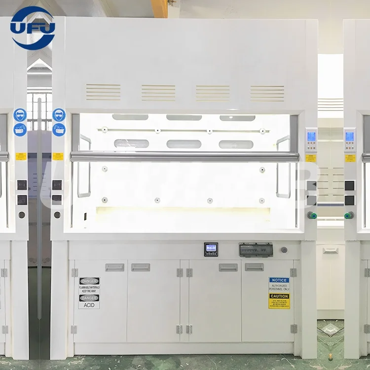 UFU Supplies High Quity PP Fume Hood With Ceramic Top For Chemical Lab