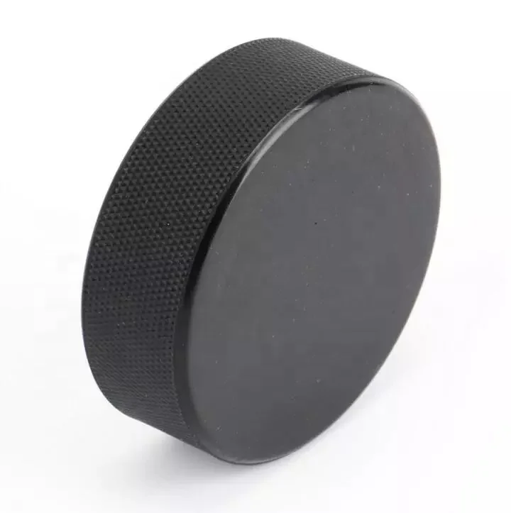 Logo Printed High Quality Professional Official Size Rubber Ice Hockey Puck