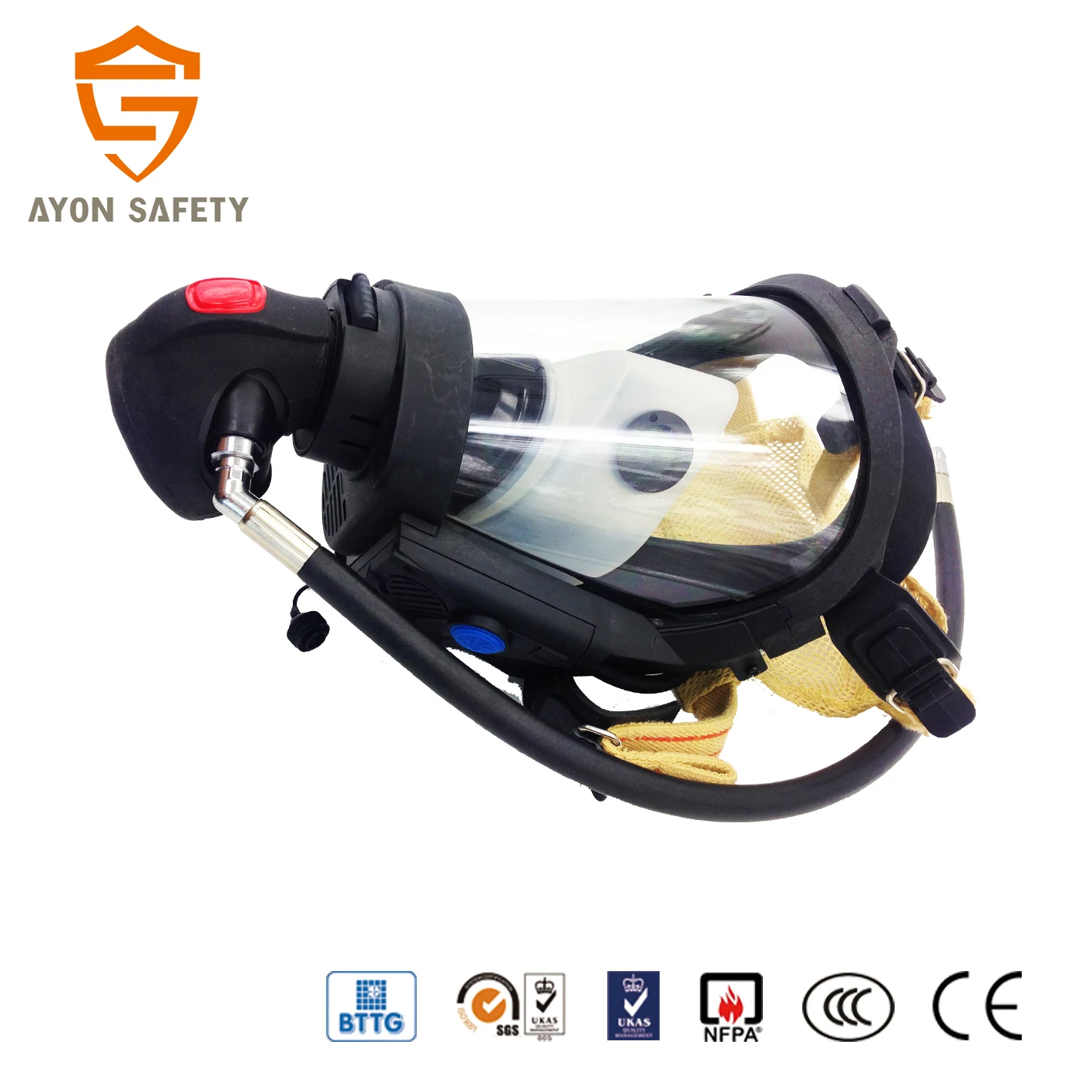 High quality reusable long storage life filter toxic wireless communication silicon gas mask for firefighting chemical scientifi