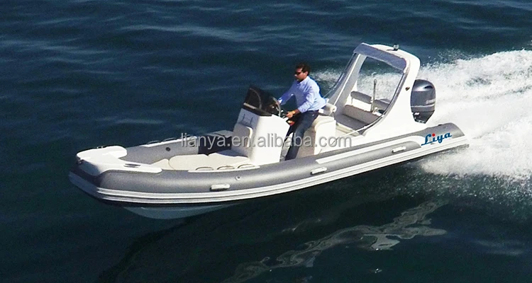 Liya hot sale 11-27ft luxury hypalon rib boat private custom yacht boat