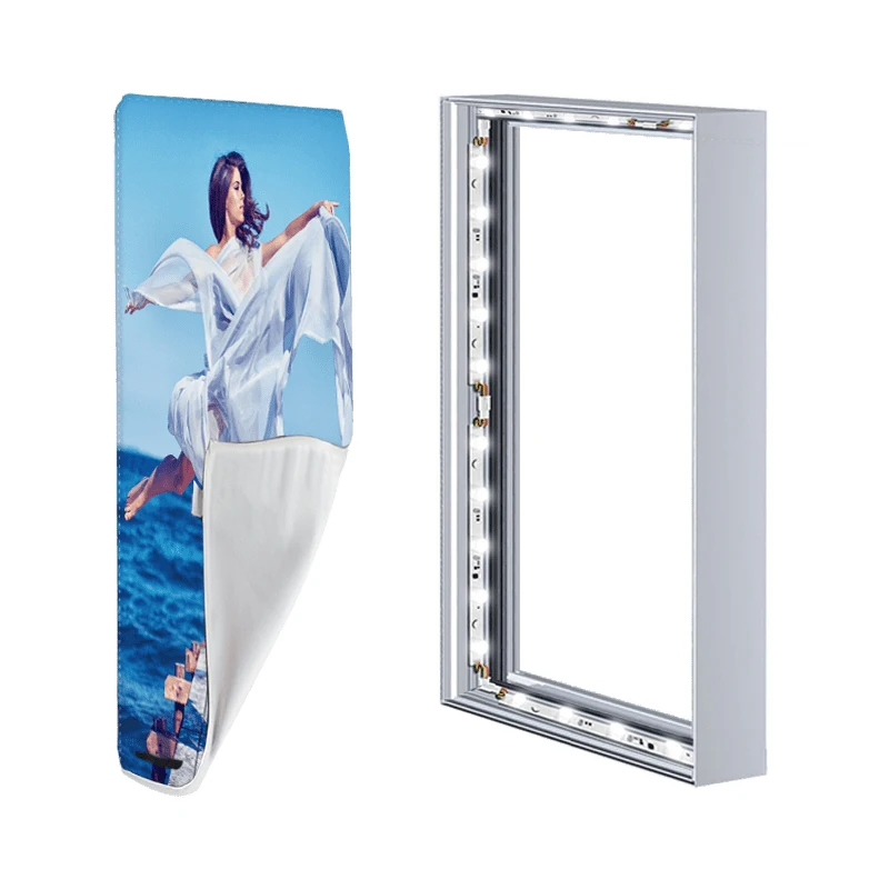 Exhibition Display Led Lightbox Advertising Boxes Anime Slim Backlit Signature Wall Frame Soft Lighting Kit Trade Seg Light Box