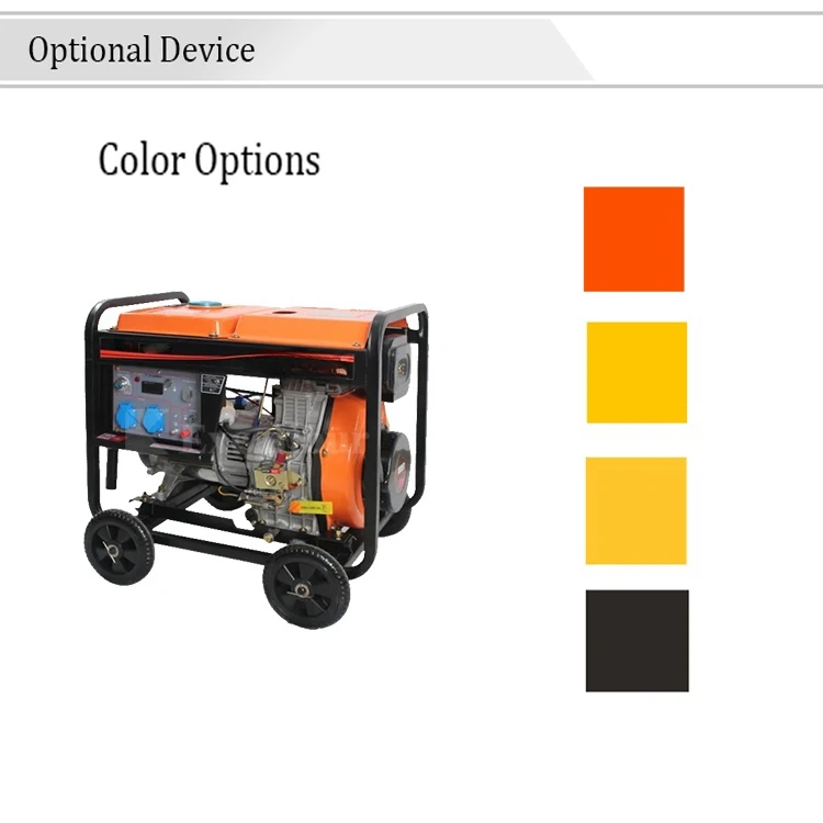 TLJ 7000w Air Cooled 2kw 3kw 4kw 5kw 6kw 7kw 8kw Single Cylinder Diesel Generator
