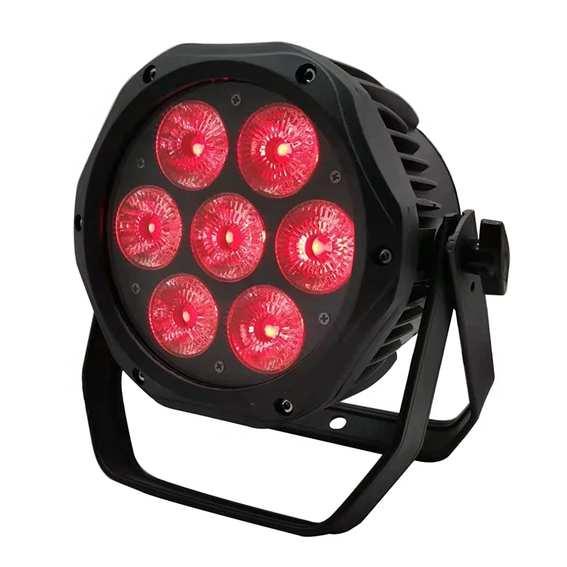 outdoor led par 64 rgbw dmx stage lighting 7x10w 5in1 rgbwa stage/party rgb led cheap light
