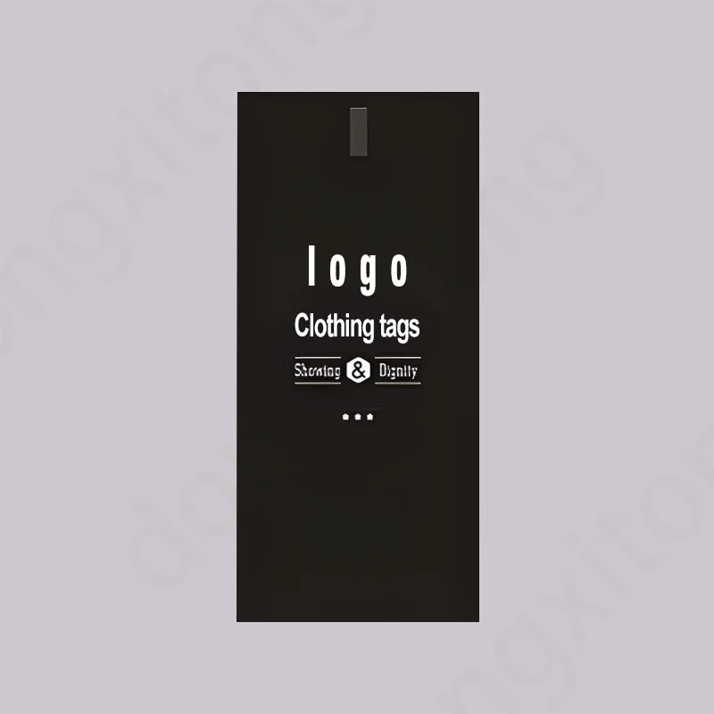 Custom Printed Waterproof Paper Hangtag Labels Friendly Plastic Socks Packaging Wholesale Clothing custom label with logo