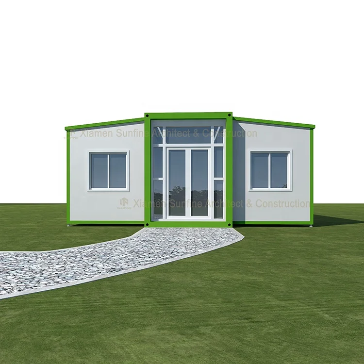 Custom shipping luxury prefab container foldable house coffee shop prefabricated cheap modular portable box house