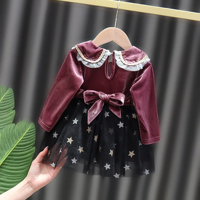 
Autumn of the cute girl Princess Cheongsam Dress 1-3 years Old Baby Girl Clothes Chinese Style Floral Dresses Cheongsam 