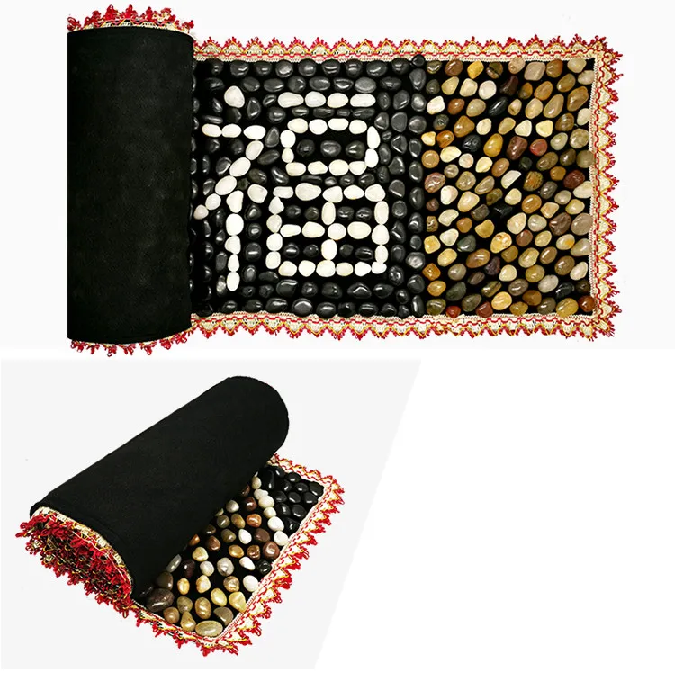 
Customized pebble acupuncture machine healthy foot massage mat 