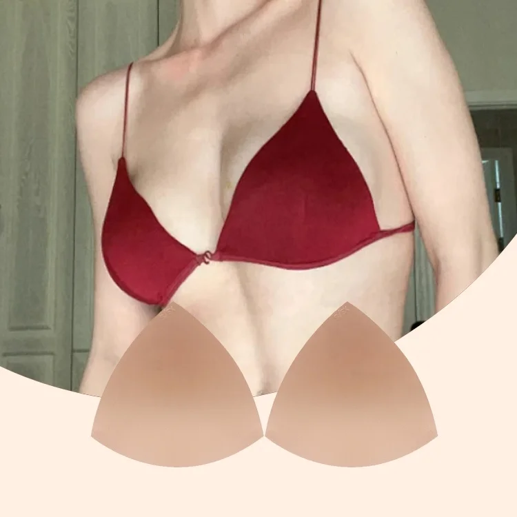 JINHONG JHL309 Wholesale ladies breathable sports bra foam pad bikini triangle bra cups