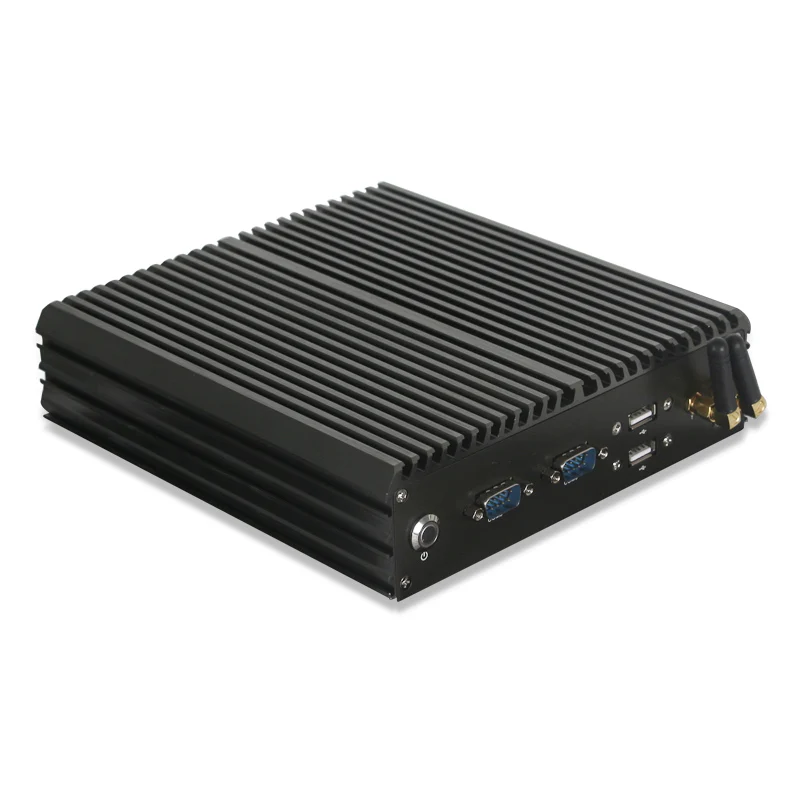 Touchthink x86 based Bay trail j1900 fanless embedded industrial mini pc supports win10 linux