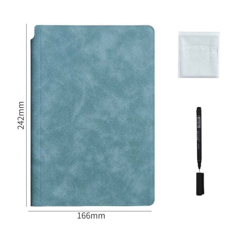 Wholesale Memo Student Draft Planner Waterproof Reusable Writing Smart Notebook With White Board Marker Pen