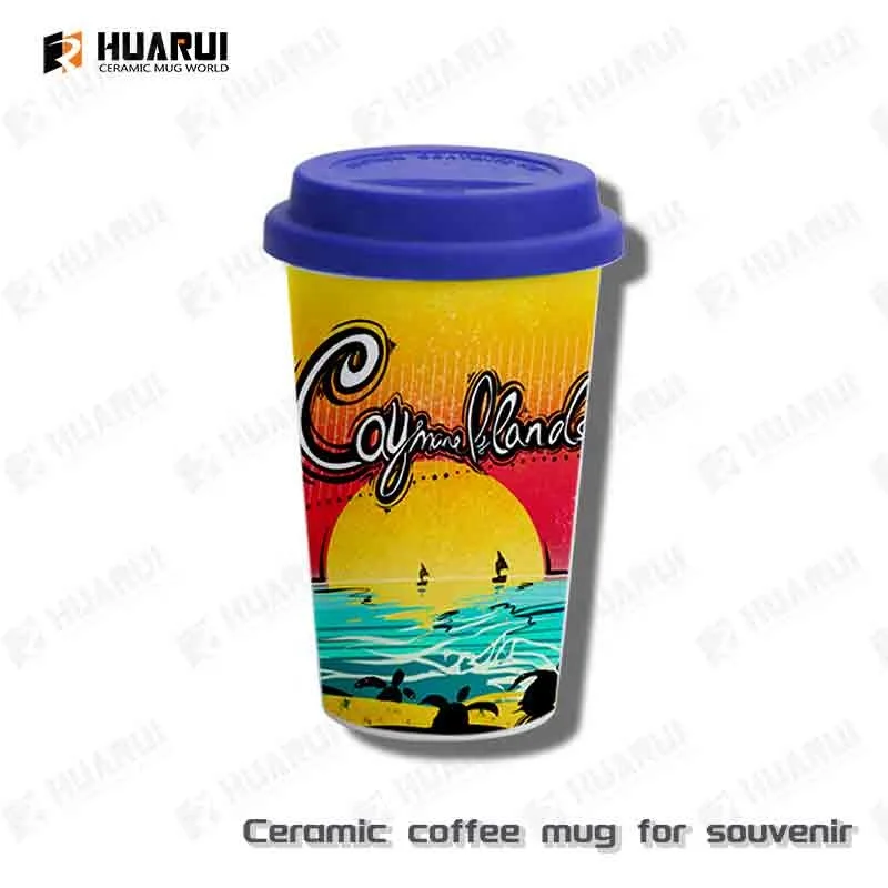Custom Heart-Shaped Souvenir Gift Mugs Ceramic Coffee Cups Personalized Romantic Keepsake Perfect for Special Occasions