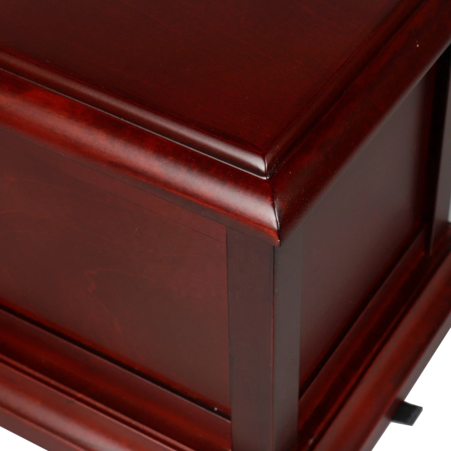 Factory Customized Coffin Funeral Products Wooden Coffin Wooden Cremation Urn for Adult Ashes