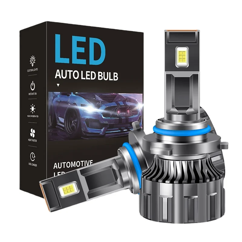 R11 With Drive High Lumen Fan 6500K 3570 Beam H4 10000 Lumen 9005 LED Car Headlight