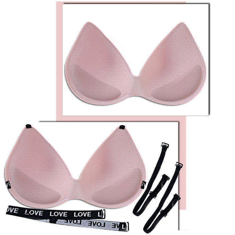 Hygieia Oem Dual-purpos Elastic Cotton Underwear Bra Women One-piece Traceless Wirefree Push Up Air Bras