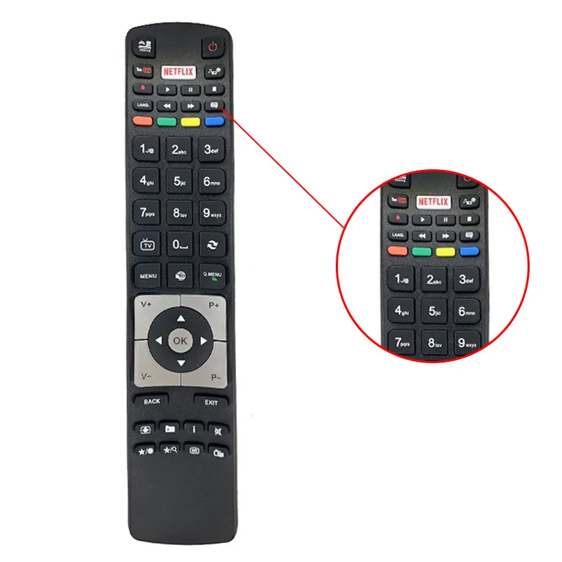 Remote Control RC5118 RC-5118 work for Hitachi Digihome Alba Polaroid Finlux RC5118F Smart TV