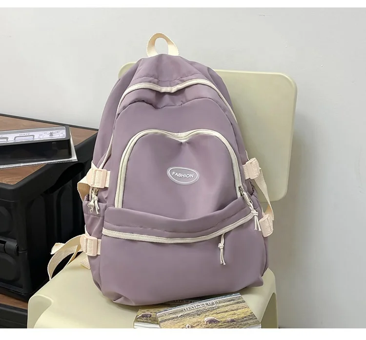 High-capacity student schoolbag female tide Junior High School Student Backpack Japanese ins Harajuku campus Backpack