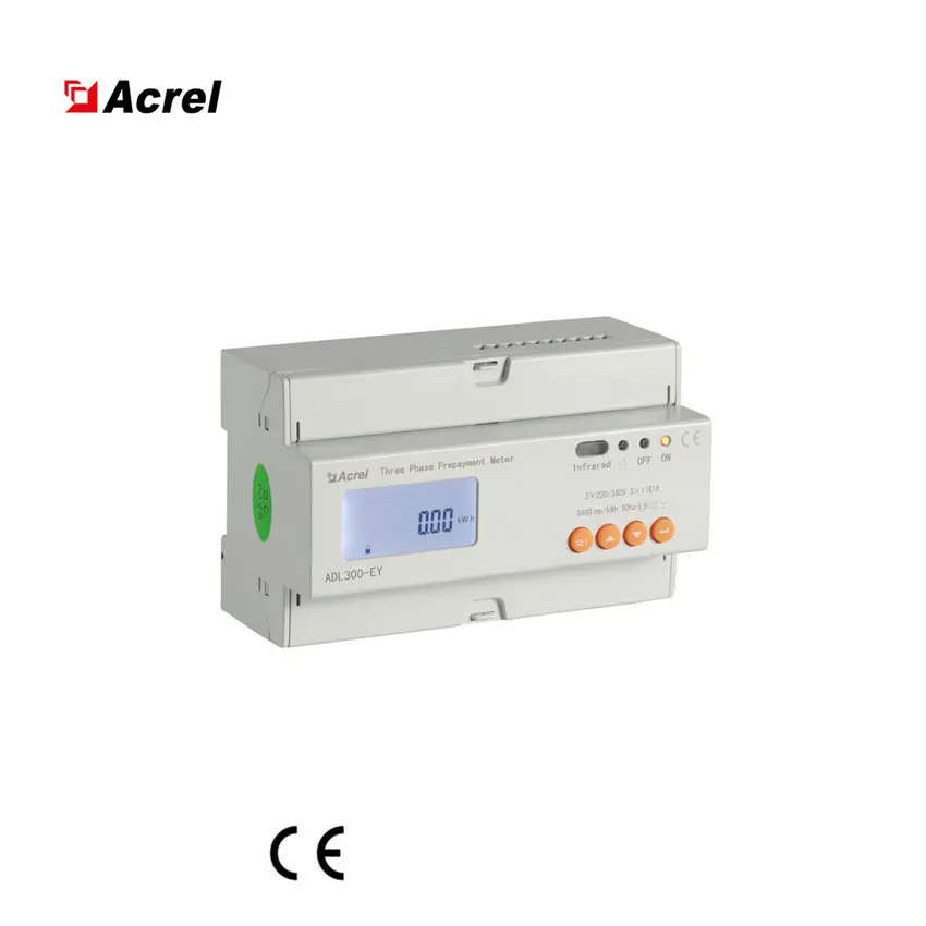 Din Railway Install Smart 7P Dtsd1352/C Rs485 Communication 3 Phase Digital Electric Meter Reading Of Acrel