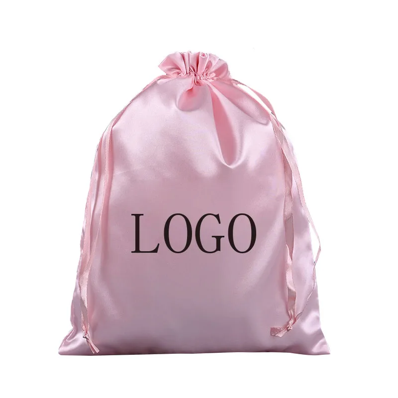 Satin Pouch Bags Print Jewelry Gift Promo Custom Genesis Candy Logo Industrial Surface Color Handle Accept Feature Material Size