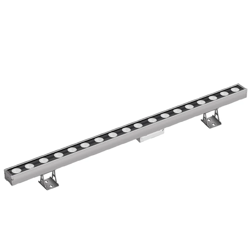 110V 220V Modern Outdoor Exterior Linear Strip Wall Lamp 3000K Warm White Garden LED Wall Light