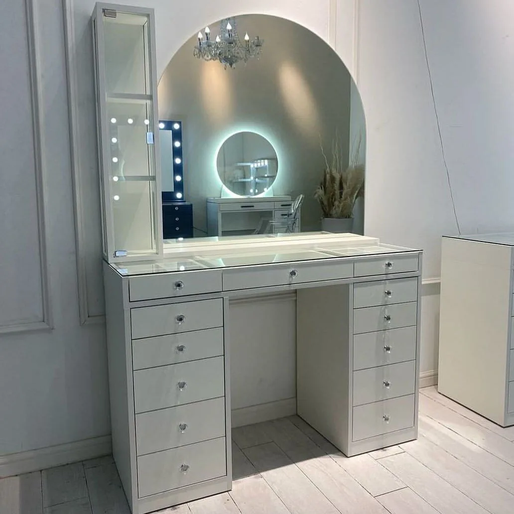 hello kitty Nordic paint makeup vanity table storage drawer