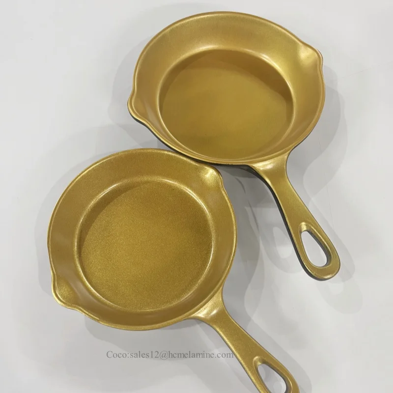 Wholesale Eco Friendly Restaurant Serving Dish Food Grade Gold Dinner Plate Tableware For Hotel