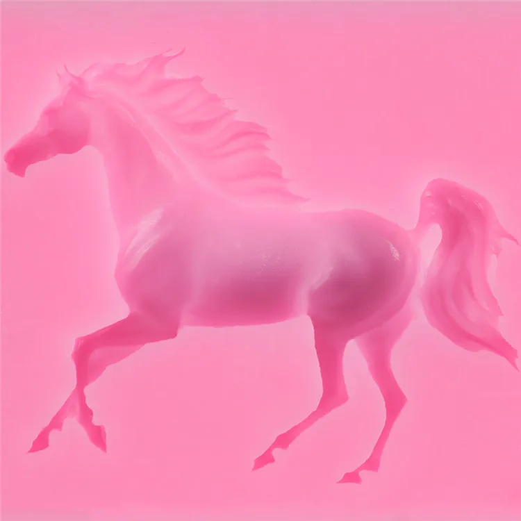
3D Horse Silicone Mold Animal Cake Cupcake Fondant Chocolate Sugarcraft Candy Mould DIY Cake Decorating Tools 
