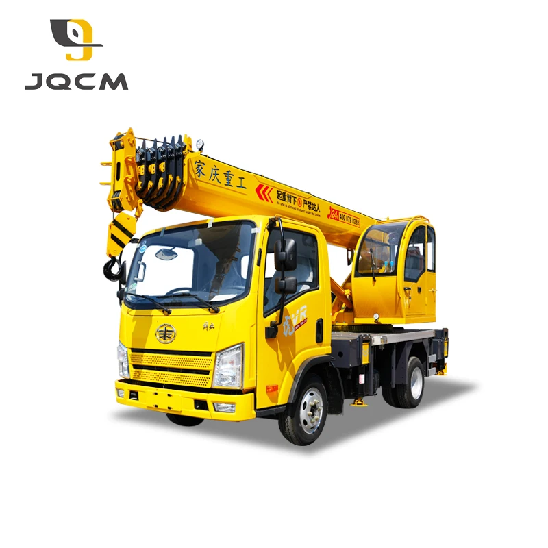 JQCM Truck with Crane 5 Ton Cargo Mini Truck with Crane Factory Price Small Hydraulic Truck Mounted Crane for Sale
