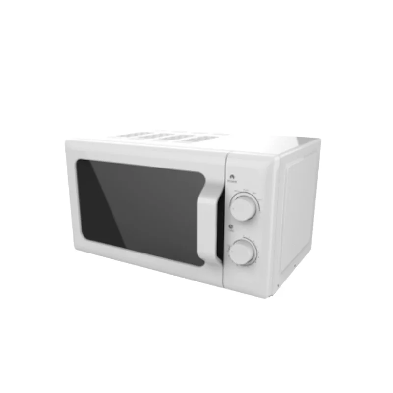 Household Desktop 700W 220V Pull Handle White Color 20L Microwave Oven