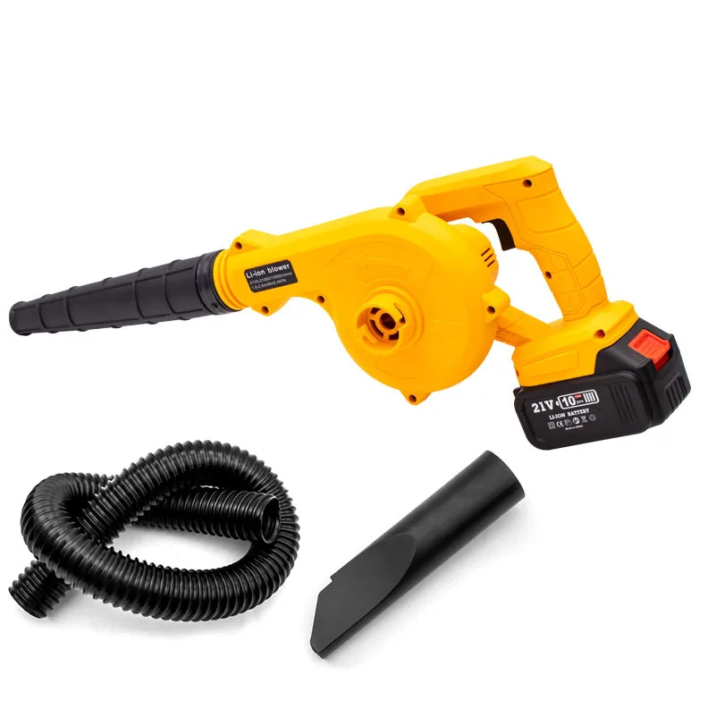 Electric Battery 21v Power Small Blower Dust Machine Blade Gardening Tools Leaf Left Hand Control Garden