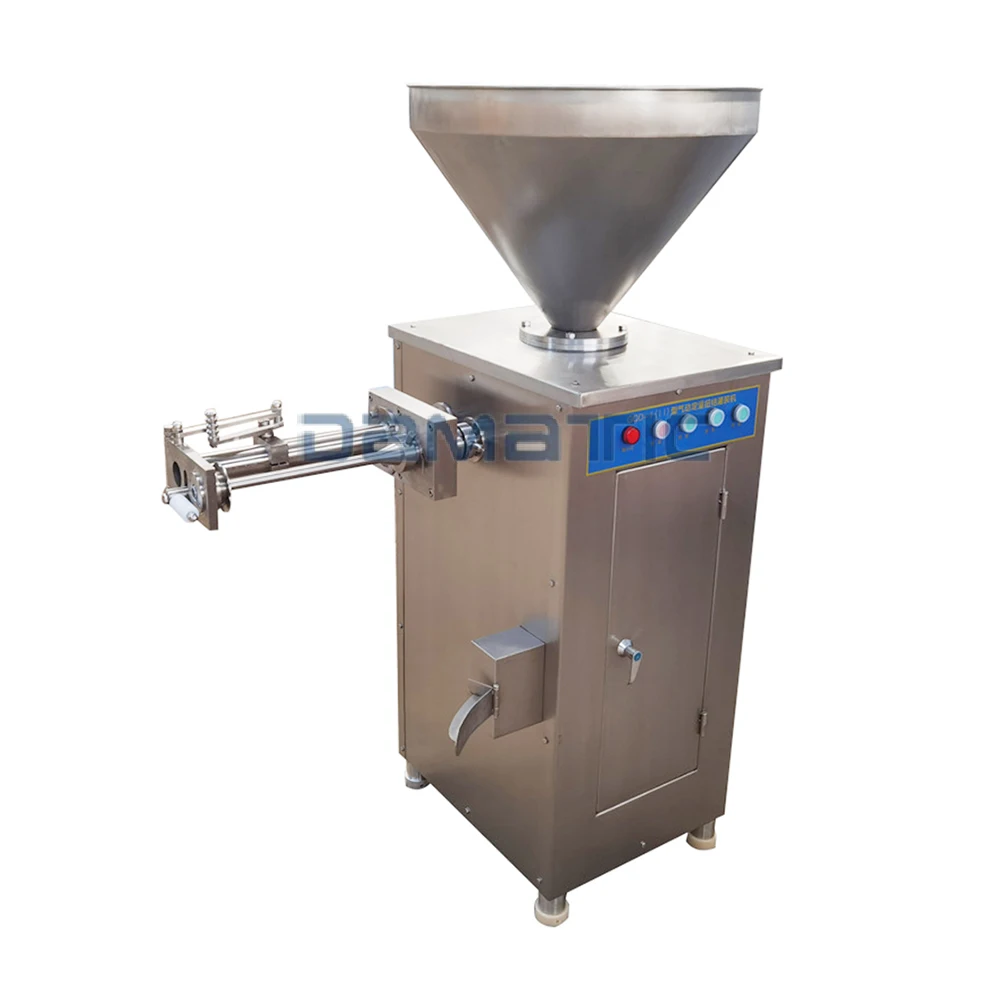 Meat Processing Machinery Hobart Sausage Ham Filler Stuffer With Electric Small Sausage Clipper Twister 50 Liter