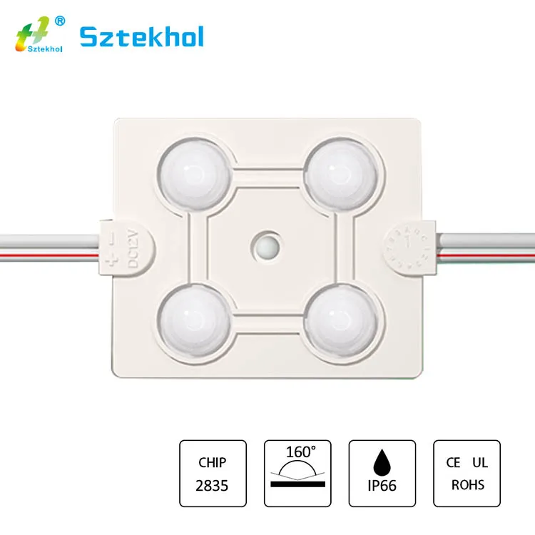 Hot ABS Fireproof Case Shenzhen Tekhol Led Module 10years Experience Led Light Signage IP67 Waterproof Injection Module