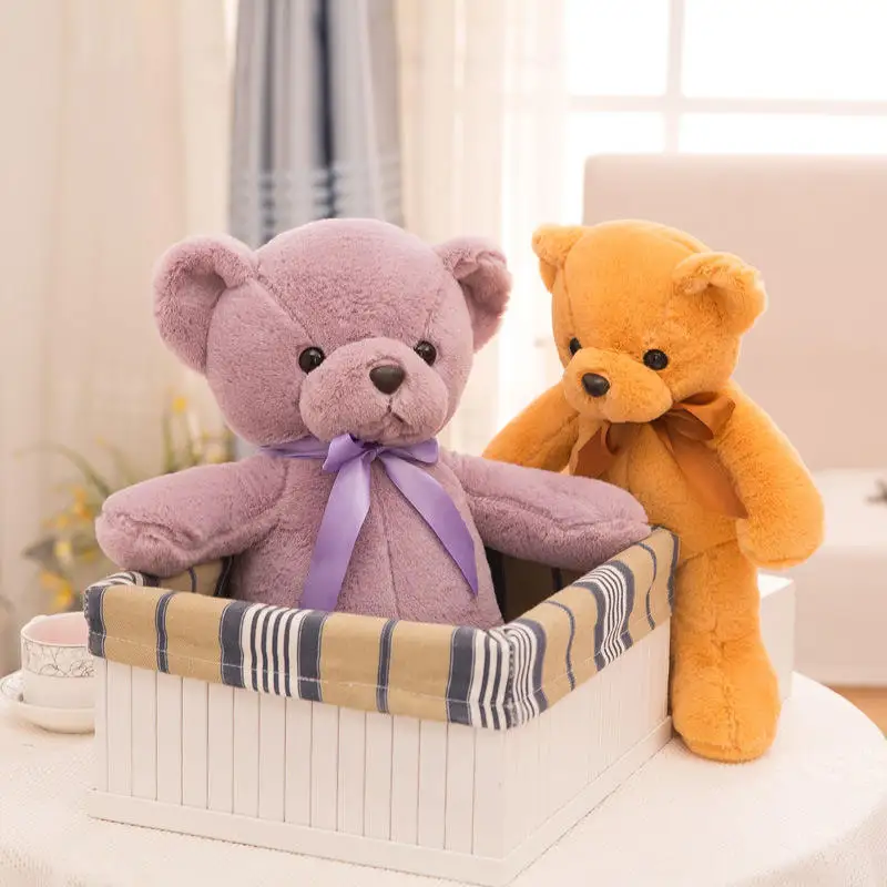 Custom giant teddy bear plush toy for wedding bulk small plush keychain Stuffed Animal Plush pillow huging promotion gift kids