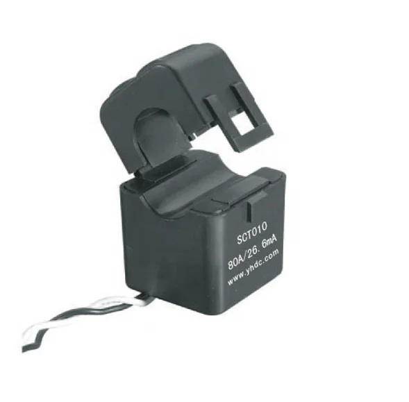 SCT010 split core current transformer AC current clamp 10mm diameter 80A/80mA 1/1000