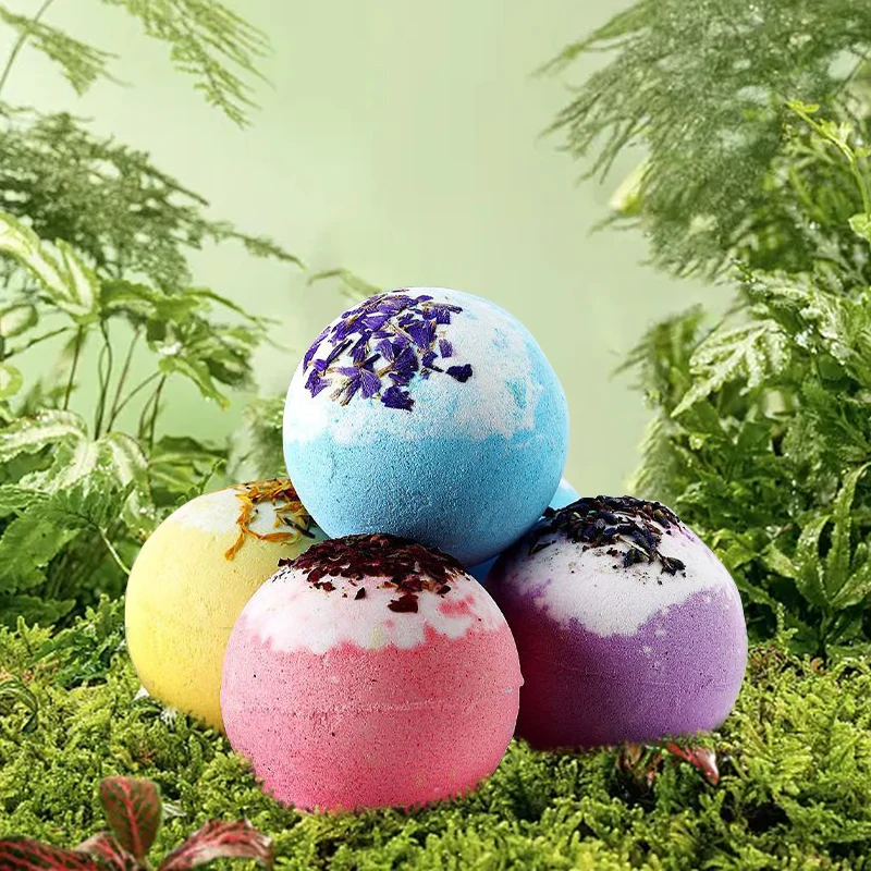 Wholesale Fizzies Organic Macaron Rose Bathbombs For Beauty Skin Bath Bubble For Home Spa