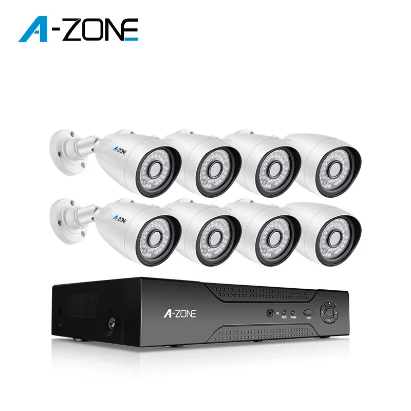 Night Vision 1080P Camera Mobile Outdoor Hidden Plug Quality Hd Resolution Security Supplier Home System 8Channel Cctv Kit