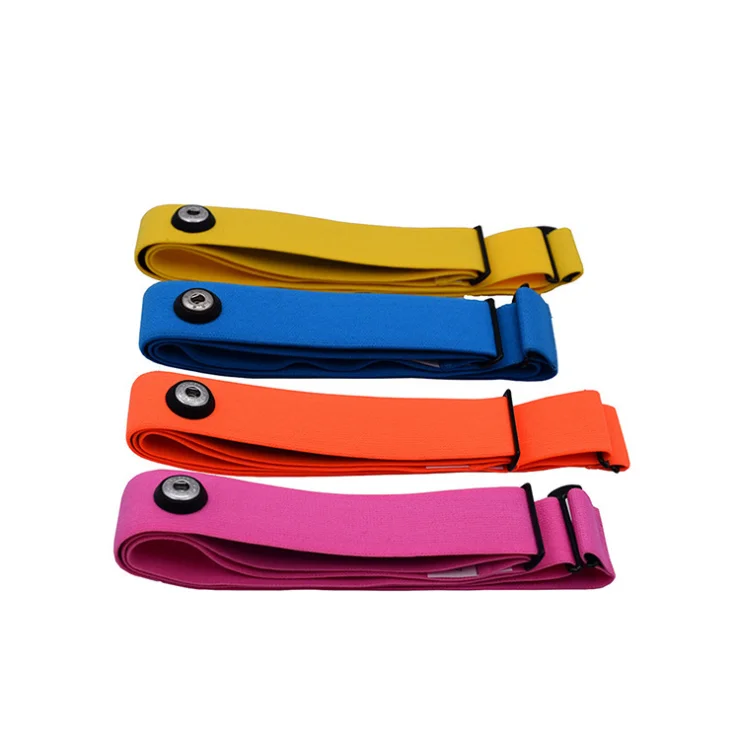 Сменный нагрудный ремень с пульсометром, регулируемый эластичный ремень для Wahoo, Garmin, Strava, Zwift, расстояние пряжки 45 мм