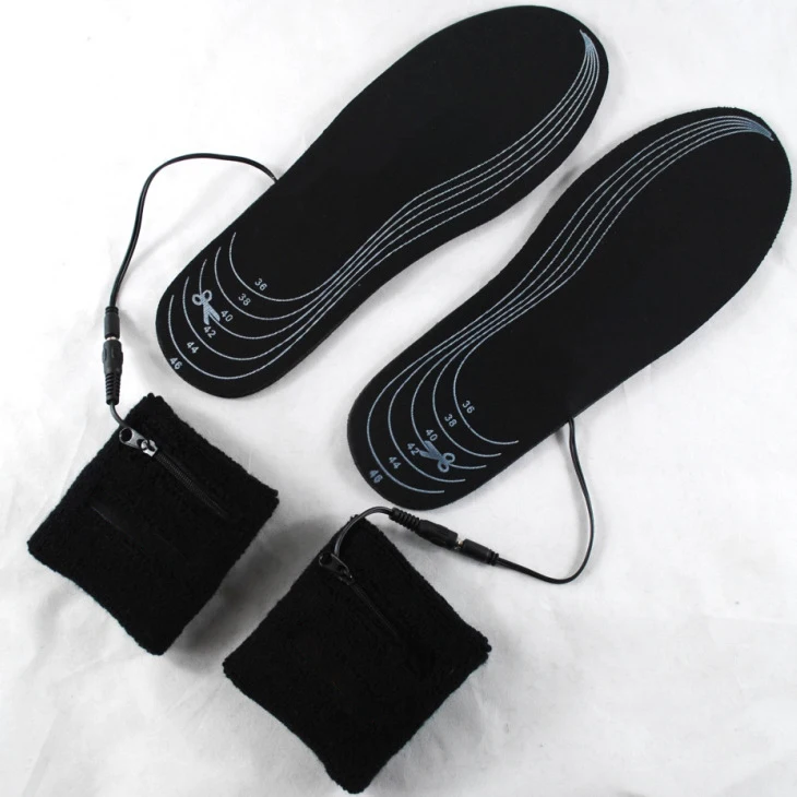 Best Price Thermal Heated Insoles Wireless Rechargeable Electric Shoes Heater Foot Warmer For Man Women