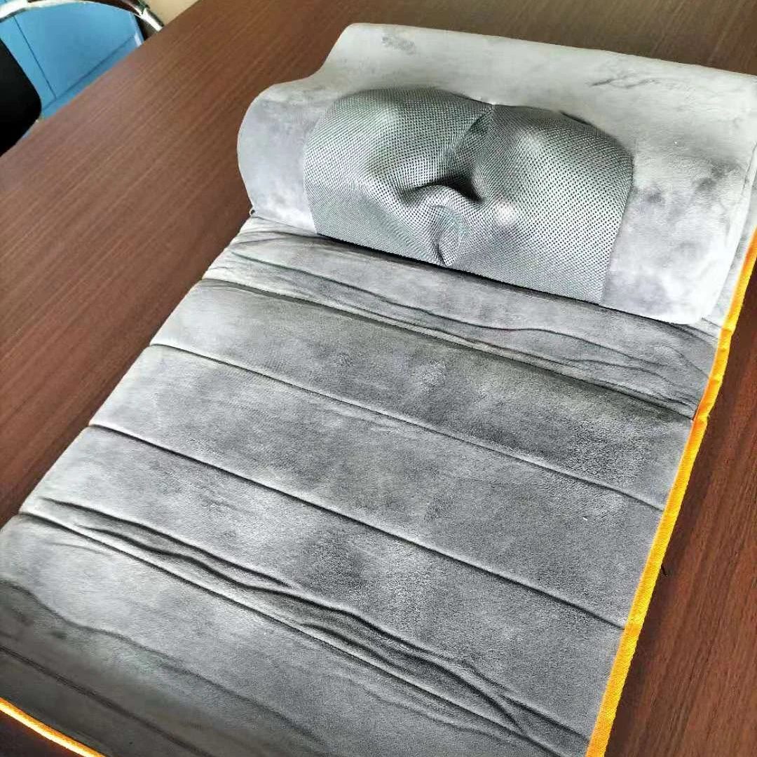 Shiatsu vibration massage mattress pad Physical therapy massage bed kneading vibrating heat massage matt