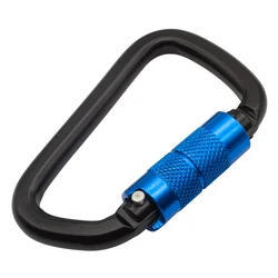 30KN стальной карабин Сверхмощный D-образный автоматический замок альпинистский карабин для воздушных работ