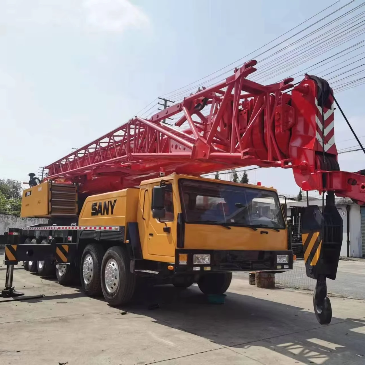 Low Price Sany Truck Crane STC1000 100T Used for Sale