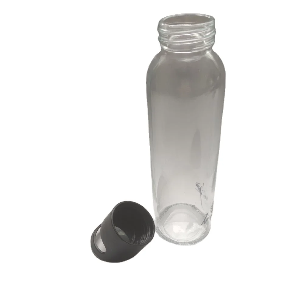 food grade China famous europe design novelty  glass drinking cup glass bottle for drinking with plastic lid