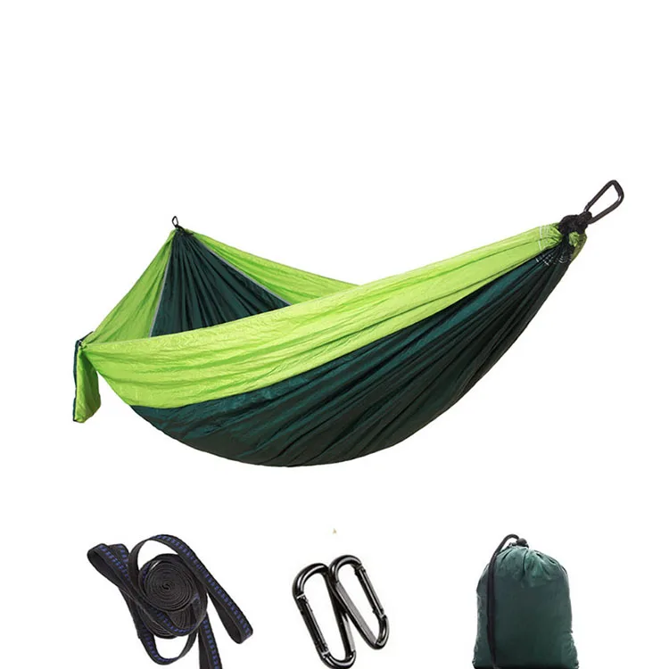 Outdoor Travel swing chair hammock Bed 1000 Lightweight Parachute Fabric Double Hammock