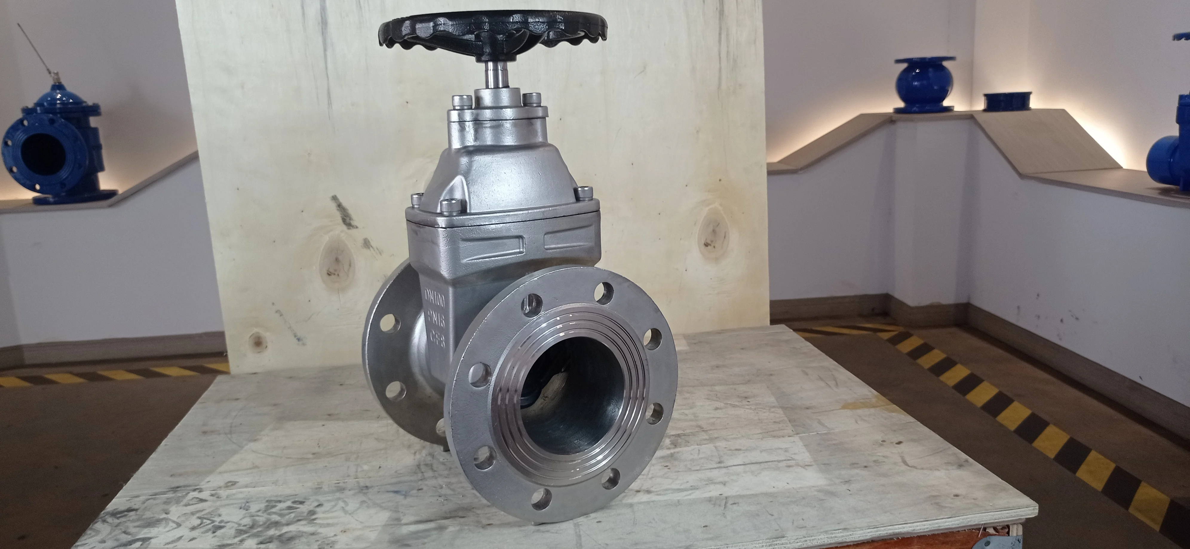 4in Stainless Steel Forged Flange Type Non Rising Gate Valve Soft Sealing Ductile Cast Iron Sluice Gate Valve