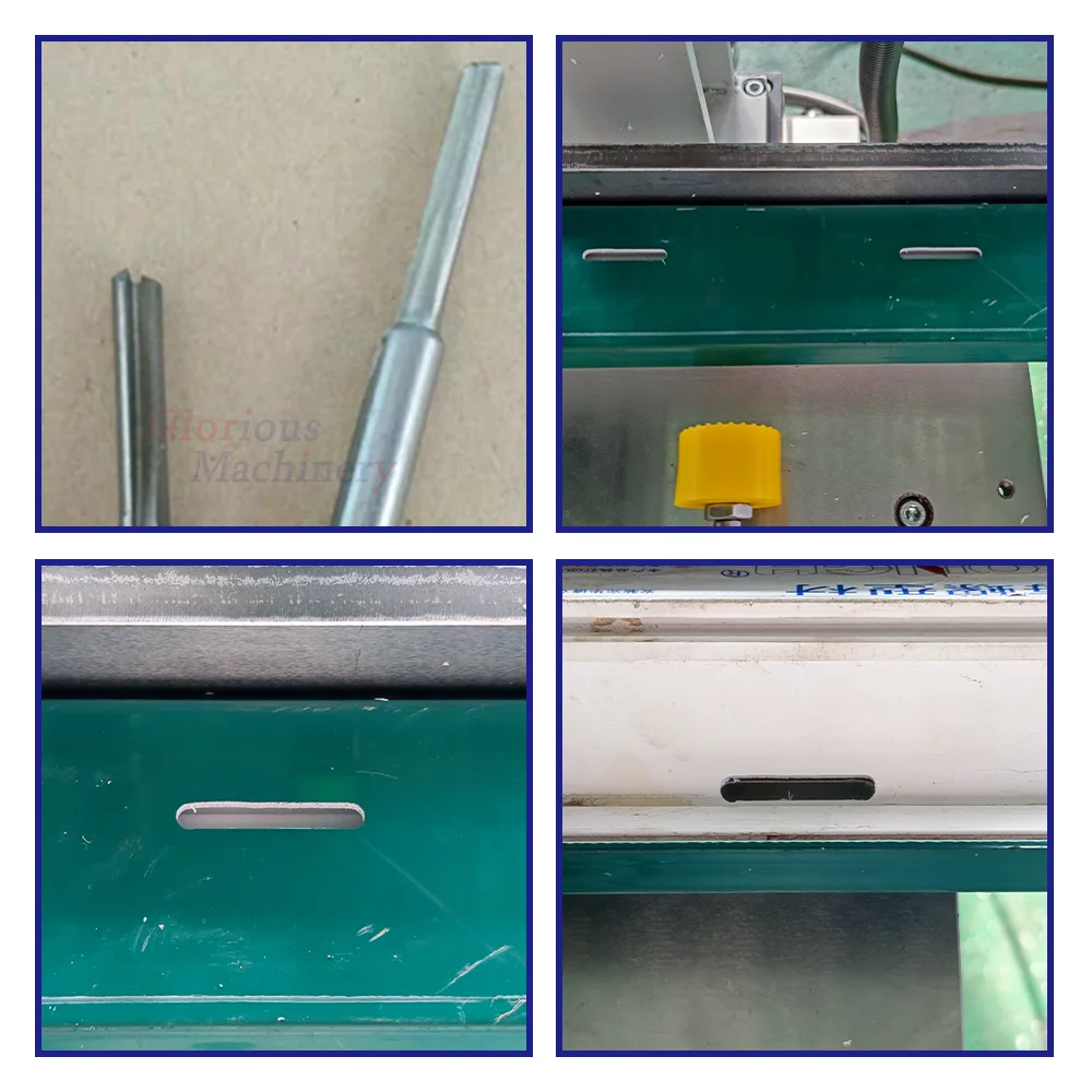 Водяной слот ПВХ паз фрезерование Waterstop Portal Китай электрические машины Upvc двери окна делая машину