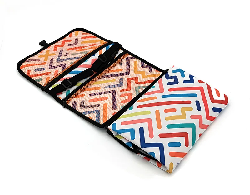 RPET Polyester Diaper Padding Babies Foldable Changing Mat Head Pillow Sheet Baby Diaper Change Mat Custom Printing