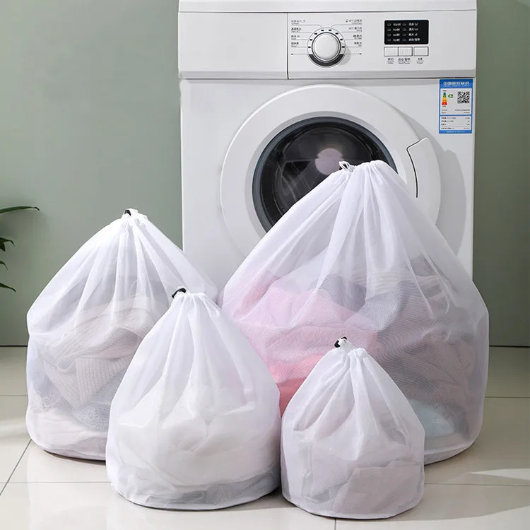 Оптовая продажа многоразовые пользовательские сетчатые мешки для стирки стиральной машины разных размеров